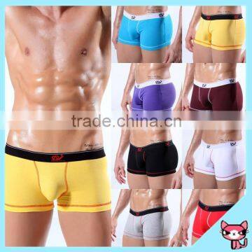 2015 Christmas gift Low Waist Boxer Underwear wholesale Cotton Underwear Comfortable Mens Sex Boxer Shorts