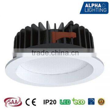 IP20 fixed anti-glare deep 28W SMD led downlight