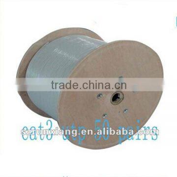 2 pairs lan cable PVC outdoor cat3 cable with best price