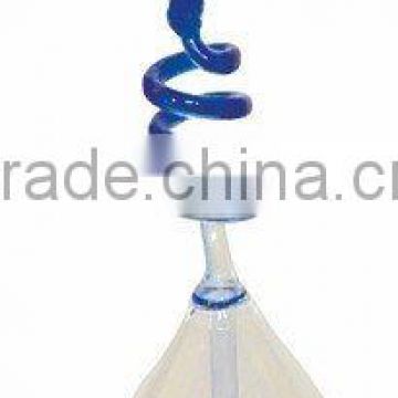 Blue Glass love meter/glass hand boiler