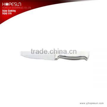 Good quality steak knife with hollow handle