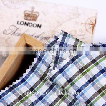 yarn-dyed polyester cotton plaid fabric for shirting