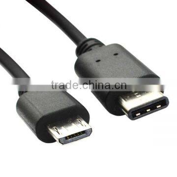 2015 wholesale USB data cable type c usb 3.1 to micro usb 2.0 cable for mobile phone