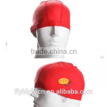 fashion wholesale custom pu swimming cap