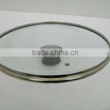 Tempered glass pot lid