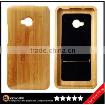 Keno Deluxe Bamboo Shell 100% Natural Bamboo Case for HTC One M7 Bamboo Case Cover Skin