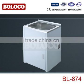 stainless steel laundry sink cabinet BL-874