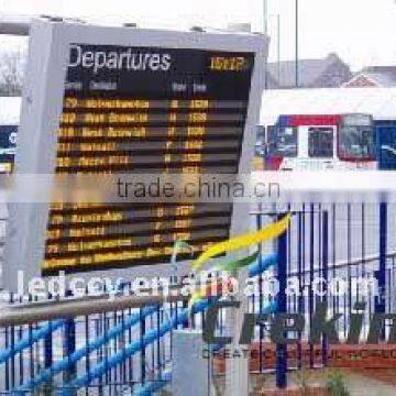 text display for financial institution P10 single color led display