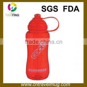Plastic Sport Water Bicycle Bottle With Lid BPA Free