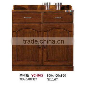 Best price traditional tea tall wood cabinet factory sell directly YC503