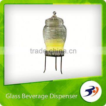 New 8l glass berverage dispenser jar