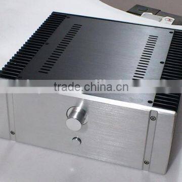 Anodized CNC Fin custom precision aluminum amplifier heat sink