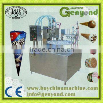 cone ice cream filling machine