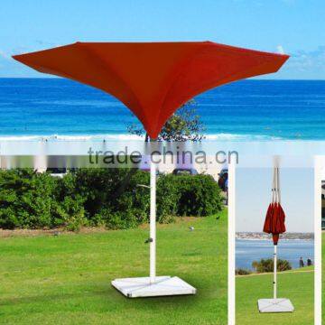 Aluminum Pole Fabric White Beach Pool Side Party Inverted Reverse Umbrella photo-5