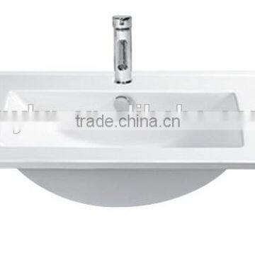 hot sale to Israel ceramic cabinet basin, featheredge basin