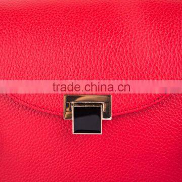 Chinese Red Women Bag Fashion Women Messenger Bags, Leather Shoulder Strap Bag High Quality Leather Crossbody Bag photo-5
