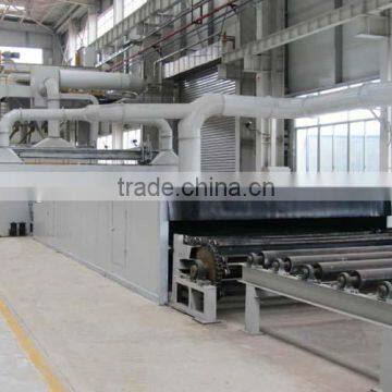 001A efficient roller type steel plate grit blasting machine