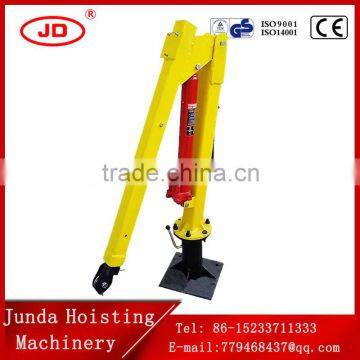 small volume 100-500KG 12V/24V/220V/mini hydraulic vehicle-mounted crane vehicle mounted crane