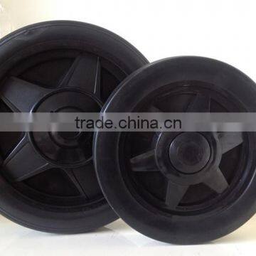 8/10 Inch Plastic Wheel for Garden Cart, Hand Truck, Trolley, Trash Bin photo-2