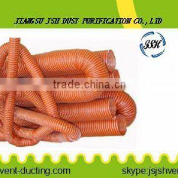 silicone coated duct hose for heat resistant