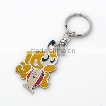 Hot Sale Fashion Color Enamel Customize Metal Keychain photo-2