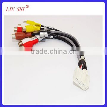 16 pin auto connector wire harnesses and cable