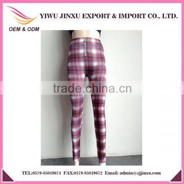 2016 Yiwu Factory Custom New Design Wholesale Zip Fur Printed Sexy Girl Tight Seamless Leggings Waist High Hot Seller Pants