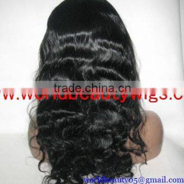 100% indian human remy hair lace front wig high quality