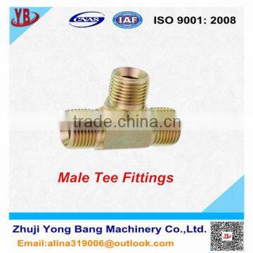 Znic plated manufacturing hydraulic fitting adapter