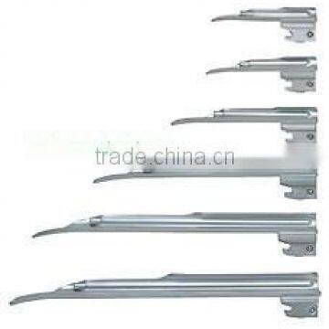 Laryngoscope Miller,WIS & PAED Fiber optic blades