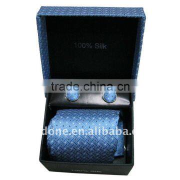 Necktie With Hanky Cufflinks Giftbox Set for Mens Shirt