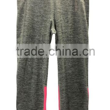 Santic woman custom running wear OEM service Ladies capri pants