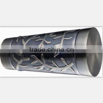 new designs curtain poles,double curtain poles bracket in metal,metal curved curtain poles