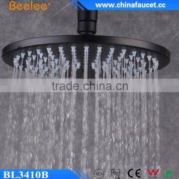 Beelee 10'' Black Round Shower Bathroom Ceiling Mounted Waterfall Rain Shower Head Quality Choice