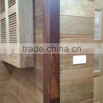 Meranti Wood Solid / Engineering Wall Panel photo-2