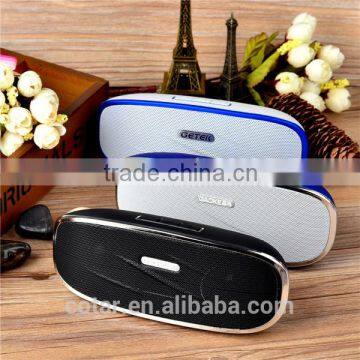 New Arrival Unique Peanut Shape Wireless Portable Music Speaker With Handsfree FM radio