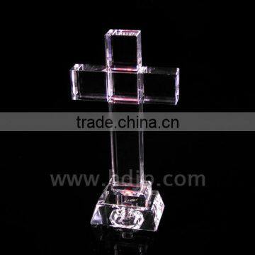 religious shining excellent crystal cross from China