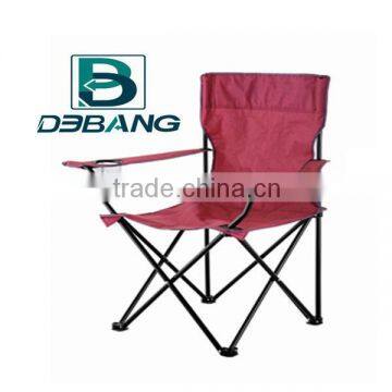 Handy Carry Ployester Outdoor Folding Chair With Drink Holder