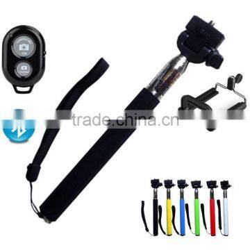 selfie stick monopod with bluetooth shutter button, cable take pole selfie stick, selfie stick bluetooth