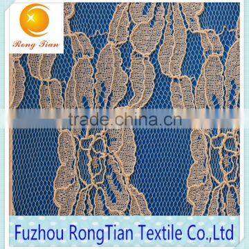 French luxury have light guipure lace fabric for wedding dress