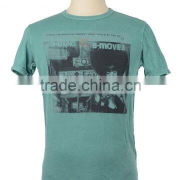 cotton printing dye man t-shirt