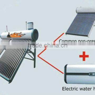 solar water heater with two inner-tanks