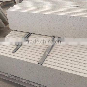 artificial quartz stone ice white quartz countertop