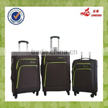 Soft Fabric EVA 1200D 600D Material Nylon Suitcase Trolley Case Bags China Factory