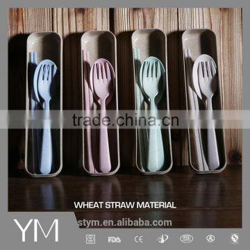 Natural Wheat Straw China Wholesale Tableware Set