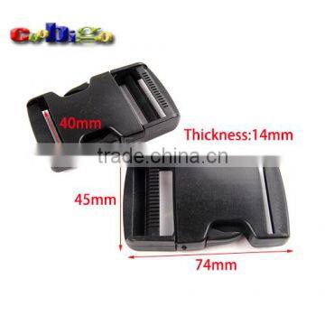 1-1/2"(40mm) Webbing Side Release Buckle Plastic for Tactical Backpack Straps #FLC406-40B