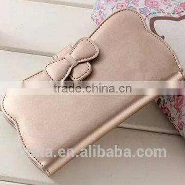 Top Grade Lovely Leather Case With Wallet Style Leather Case For Sony z5 photo-4