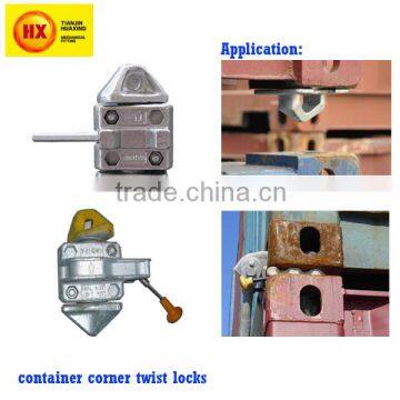 up down lock cargo container to container twist lock fitting