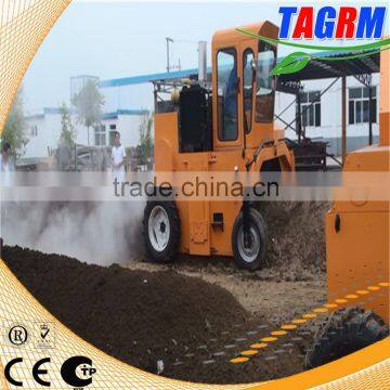 Chicken dropping processing compost mixer machine/organic fertilizer compost machine/compost turner