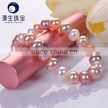 2016 Hot Selling 8-9mm Fashion Design Freshwater Real Pearl Bracelets Bangles